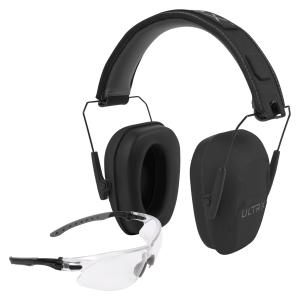 Allen ULTRX Hearing and Eye Combo Earmuff - 1 - Gray