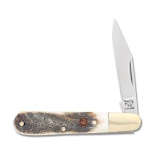 Hen and Rooster Stag Pen Knife Stainless Steel Blade