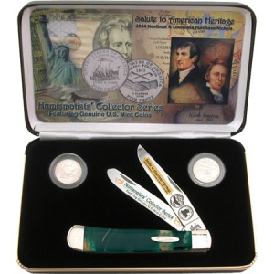 Case LPCE Louisiana Purchase Folding Pocket Knife with Cat'S Eye Celluloid Handle