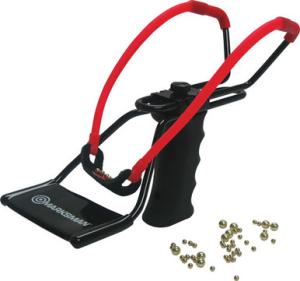 Marksman Laserhawk Adjustable Slingshot with Ammo