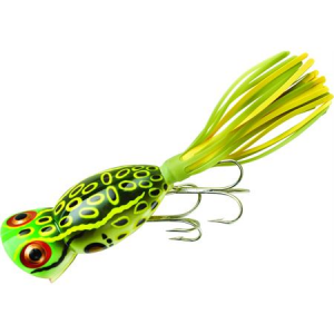 Arbogast 2" Hula Popper Lure 3/8 Ounce Bull Frog, G760-509