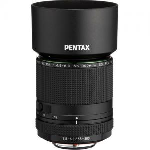 HD PENTAX-DA 55-300mm f/4.5-6.3 ED PLM WR RE Lens in Black