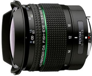Pentax HD DA 10-17mm Fisheye F3.5-4.5 ED Lens, Black, 23130