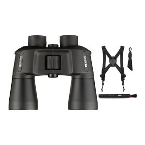 Jupiter (16x50) Binoculars with Harness and Lens Cleaning Pen Bundle in Black