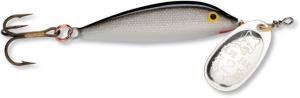 Blue Fox Vibrax Minnow Spinner, 1/4 oz, Silver/Painted Silver, 68-50-623IC