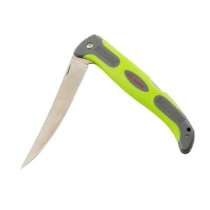 Smiths Mr. Crappie 6 in Flex Folding Fillet Knife, Stainless Steel, Green, 51259