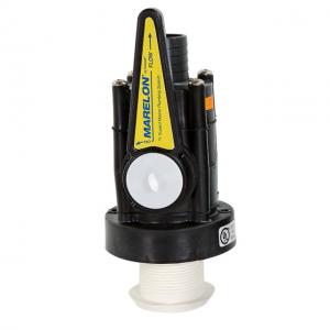 Forespar Performance Products Full-Flow Seacock & 1-1/2 Mushroom Through-Hull Marelon, 904046ABYC
