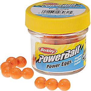 Berkley 1004877 PowerBait Power Eggs Floating Magnum Soft Bait Original Scent, Fluorescent Orange