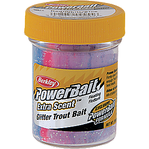Berkley 1004948 PowerBait Glitter Trout Dough Bait Fluorescent Red