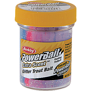 Berkley 1004950 PowerBait Glitter Trout Dough Bait Rainbow