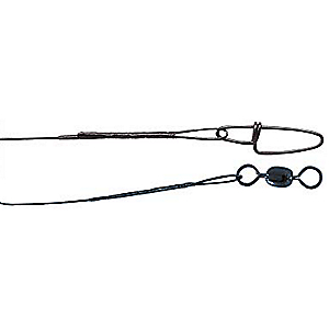 Berkley 1011678 Wire-Wound Steelon Leaders 6" Length, 20 lb Line Tested, Black, Per 3