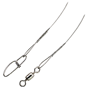 Berkley 1011689 Wire-Wound Steelon Leaders 12" Length, 45 lb Line Tested, Bright, Per 3