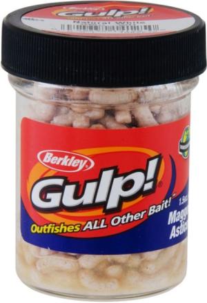 Berkley Gulp! Extruded Maggot Bait, Natural White 176186