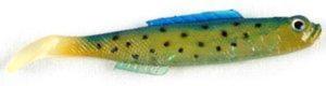 Berkley PowerBait Saltwater Mullet Soft Bait, Saltwater, 4in / 10cm, Dorado, MSWM4-DRD