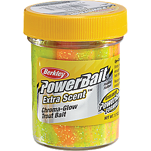 Berkley PowerBait Glitter Chroma-Glow Trout Dough Bait Chartreuse With Glitter - Fresh Water Panfish Bait at Academy Sports