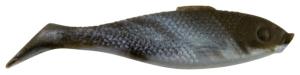 Berkley Gulp! Saltwater Pogy Soft Bait, Saltwater, 3in / 8cm, Silver Mud, GSPG3-SMD