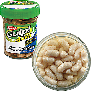 Berkley 1140591 Gulp! Alive! Extruded Maggot Soft Bait White