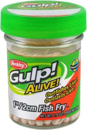 Berkley Gulp! Alive! Fish Fry, 1in. Bait, Luma Glow 176793