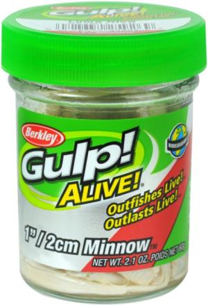 Berkley Gulp! Alive! Minnow Bait, 1in., Luma Glow 176815