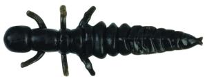 Berkley Gulp Hellgramite, 3in 12Pk, Black, GH3-BL