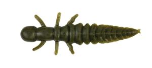 Berkley Gulp! Hellgramite Soft Bait, 3in / 8cm, Green Pumpkin, GH3-GP
