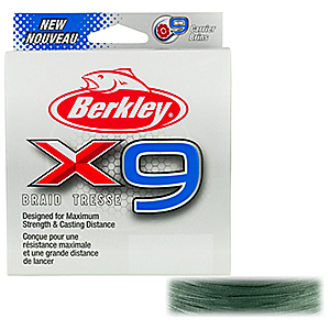PURE FISHING BERKLEY Berkley x9 Braid Fishing Line - Green