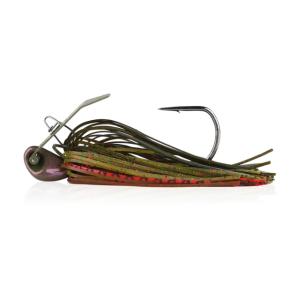 Berkley SlobberKnocker Jig, 3/8 oz, Hook Size 4/0, Hot Craw, BJGBLD3/8-HCRW