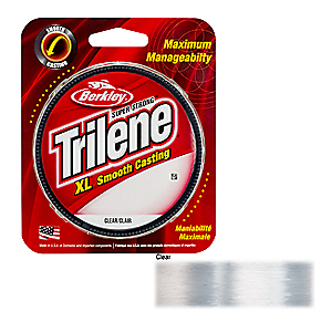 Berkley 1279675 Trilene XL Monofilament Line Spool 300 Yards, 0.015" Diameter, 17 lb Breaking Strength, Clear