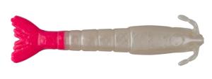Berkley Gulp! Saltwater Shrimp Soft Bait, Saltwater, 3in / 8cm, Pearl White/Pink, GSSHR3-PWP