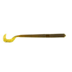 Berkley PowerBait Power Worms, 4in 15Pk, Green Pumpkin Floating, PBBPW4-GP
