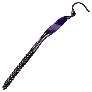 Berkley 1307521 PowerBait Power Worm Soft Bait 10" Length, Green Pumpkin/Chartreuse, Per 8