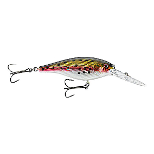 Berkley 1432742 Flicker Shad Hard Bait Lure 2" Length, 3/16 oz Weight, 9'-11' Depth, 2 Hooks, Copperhead, Per 1