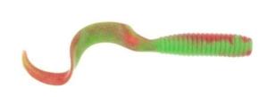 Berkley Gulp! Saltwater Grub Soft Bait, Saltwater, 5in / 13cm, Nuclear Chicken, GSG5-NCH