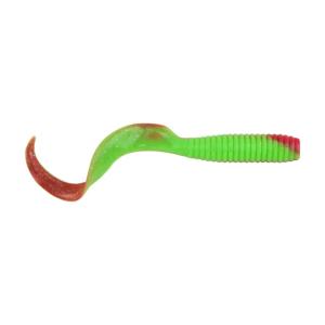 Berkley Gulp! Alive! Saltwater Grub Soft Bait, Saltwater, 6in / 15cm, Nuclear Chicken, GASPG6-NCH