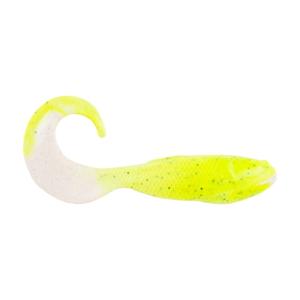 Berkley Gulp! Saltwater Swimming Mullet Soft Bait, Saltwater, 3in / 8cm, Chartreuse Pepper Neon, GSSM3-CPN