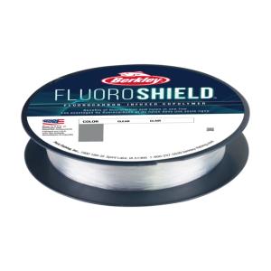 Berkley Fluoroshield Fluorocarbon infused Co-polymer Clear,Manageable on both spinning and casting gear, 6lb.300yds., BFSVF6-15