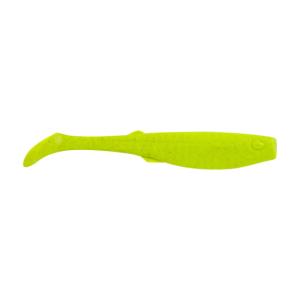Berkley Gulp! Paddleshad Soft Bait, 4in / 10cm, Chartreuse, GFPS4-CH