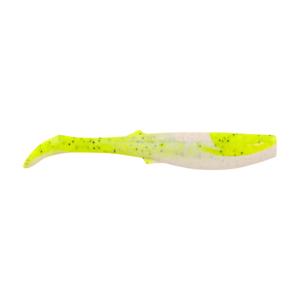 Berkley Gulp! Paddleshad Soft Bait, 4in / 10cm, Chartreuse Pepper Neon, GFPS4-CPN
