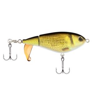 Berkley Choppo Hard Bait, Topwater, 75, 1/2 oz, 75mm, Topwater, Hook Size 5, 2 Hooks, HD Golden Shiner, BHBCP75-HDGSH