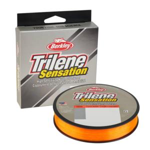 Berkley Trilene Sensation Monofilament Line, 0.008in/0.20mm, 4lb/1.8kg, 330yd/301m, Blaze Orange, SNFS4-80