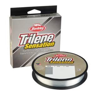 Berkley Trilene Sensation Monofilament Line, 0.006in/0.15mm, 2lb/0.9kg, 330yd/301m, Clear, SNFS2-15