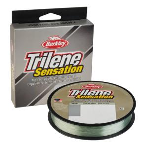 Berkley Trilene Sensation Monofilament Line, 0.008in/0.20mm, 4lb/1.8kg, 330yd/301m, Low-Vis Green, SNFS4-22