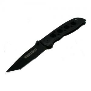 Schrade Bk TantoBld 40% Serr Bk AlHdl 4.1-inch