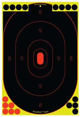 Birchwood Casey Shoot-N-C Targets: Silhouette 12-inch x 18-inch (Per 12)