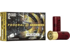 Federal Premium Vital-Shok Low Recoil Ammunition 12 Gauge 2-3/4 1 oz TruBall Hollow Point Rifled Slug - 640208"
