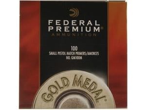 Federal Premium Gold Medal Small Pistol Match Primers #100M - 619121
