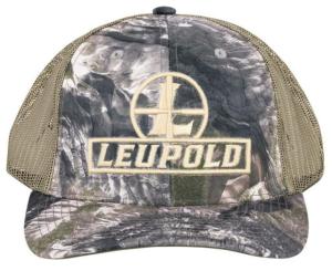 Leupold Reticle Mossy Oak Trucker Hat - Men's, Terra Relentless/ Khaki, One Size, 182545