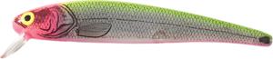 Bomber Long A Minnow Jerkbait, Silver/Pink/Chartreuse, 4 1/2in, 1/2oz, B15AXSIPKCHP