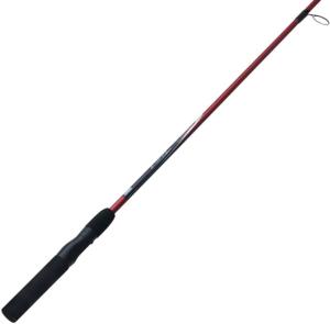 Zebco Z-Cast Spin Rod, 2 Piece, Medium, 1/4-3/8oz Lures, 8 lb - 12 lb Line, 4 Guides + Tip, 6ft, ZCASTS602MA