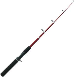 Zebco Fb6 Z-Cast Cast Rod, Telescopic, Medium, 1/4-3/8oz Lures, 8lb - 12lb, 3 Guides + Tip, 5'6, ZCASTC56TEL.FB6
